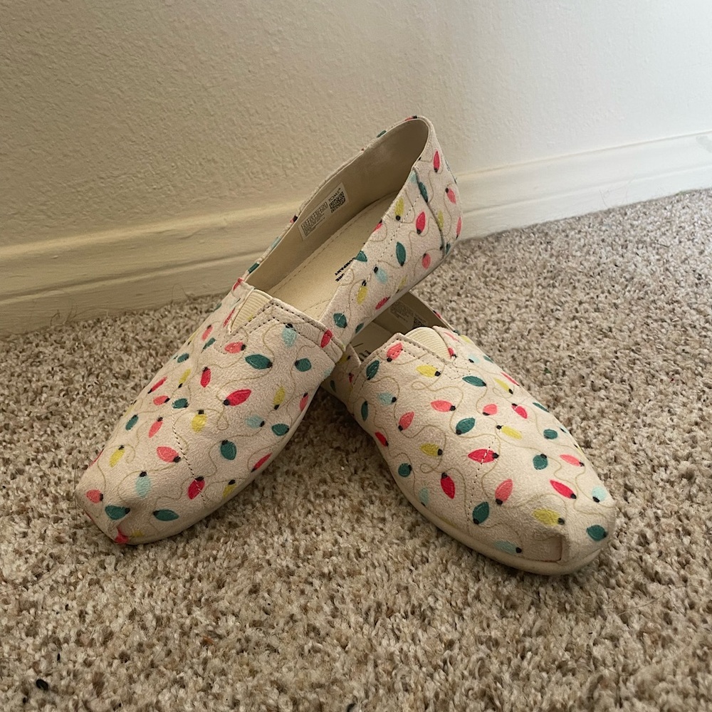 Toms Christmas Light Shoes
